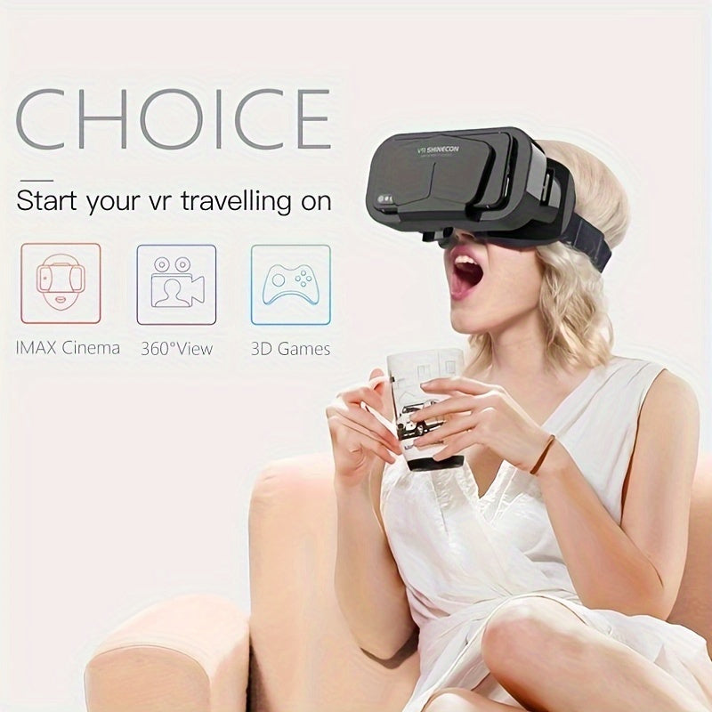 3D VR Smart Virtual Reality Gaming Glasses Headset Mobile Phone 3D Headset