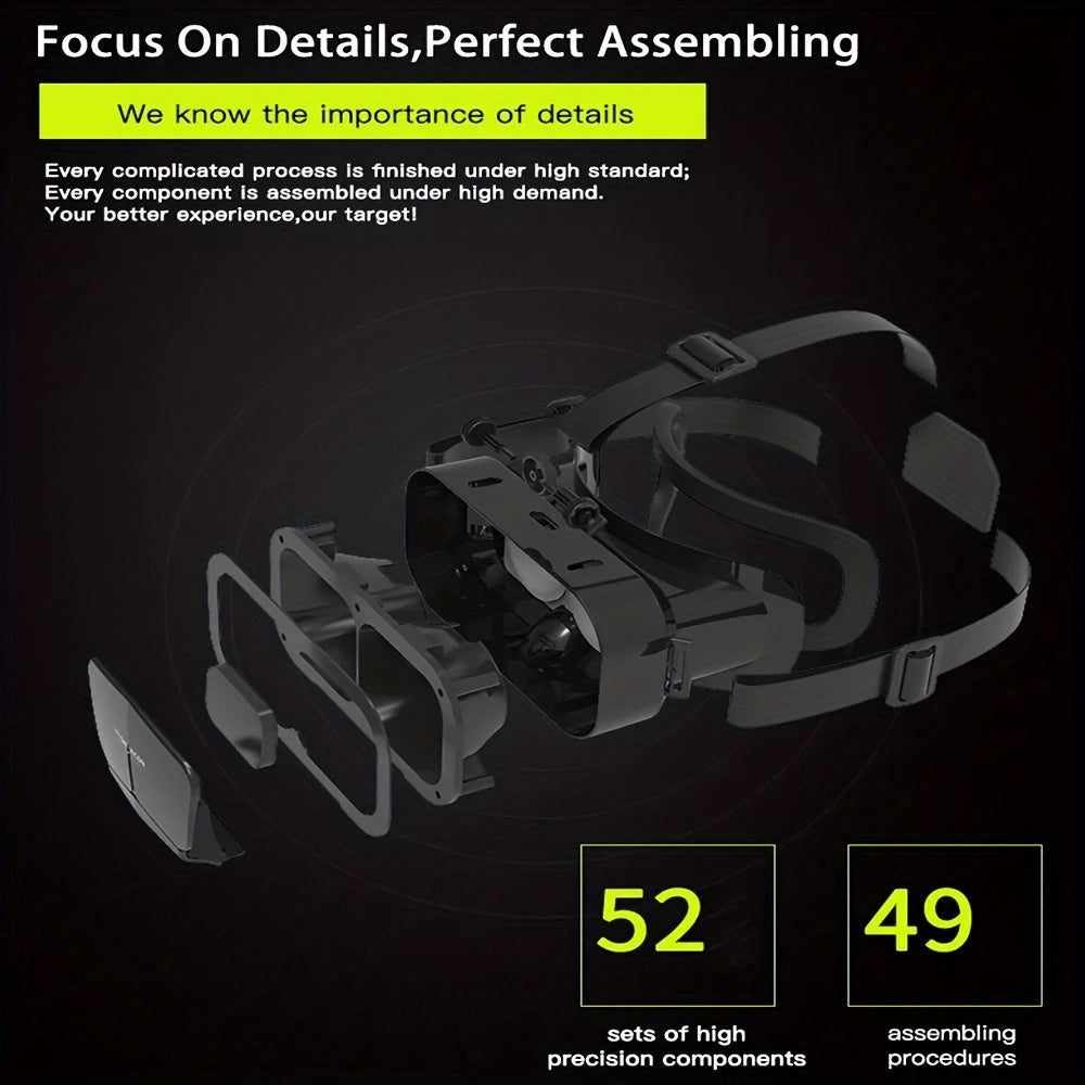 3D VR Smart Virtual Reality Gaming Glasses Headset Mobile Phone 3D Headset