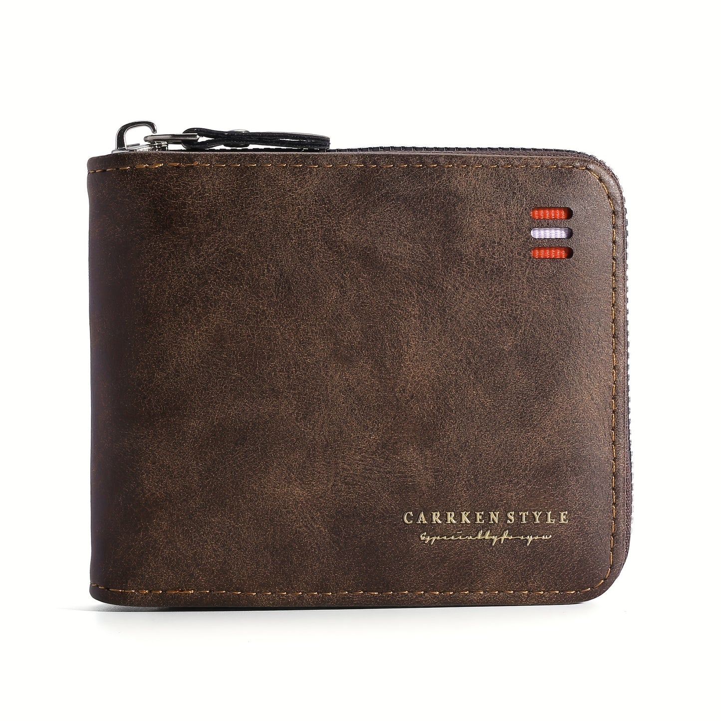 Men's Zipper Short Wallet