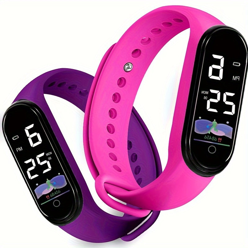 LED Touch Screen Sports Watch