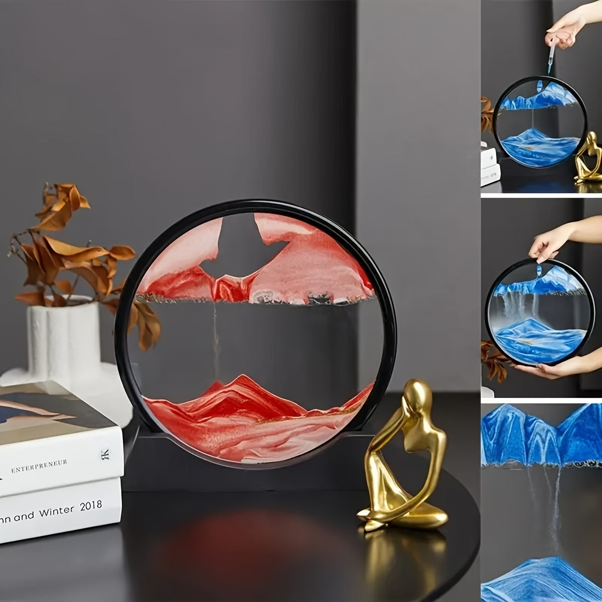 Dynamic Quicksand Desk Decor