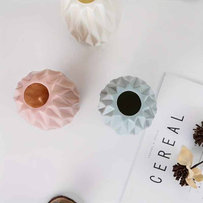 Nordic Plastic Vase, Creative Modern Vases