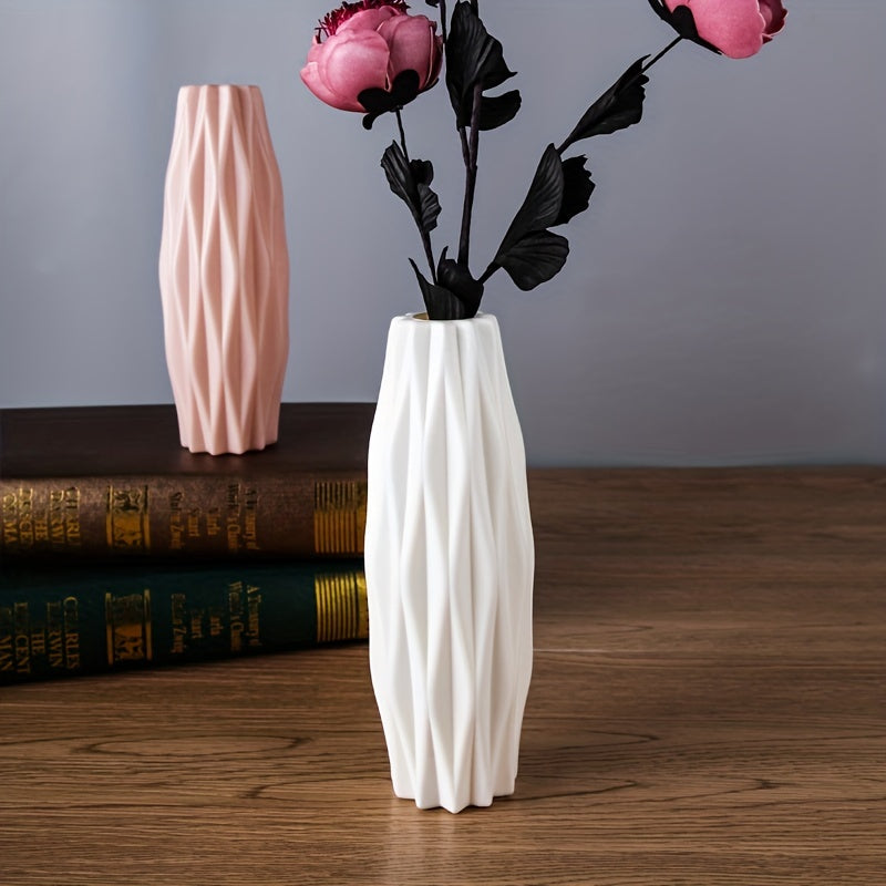 Nordic Plastic Vase, Creative Modern Vases