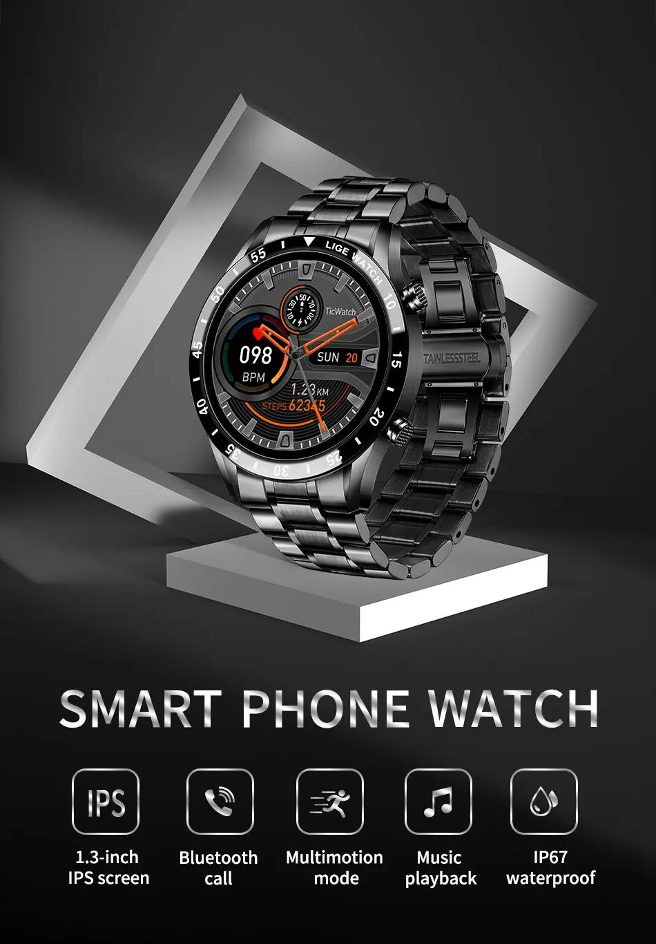 LIGE HQ Smart Watch