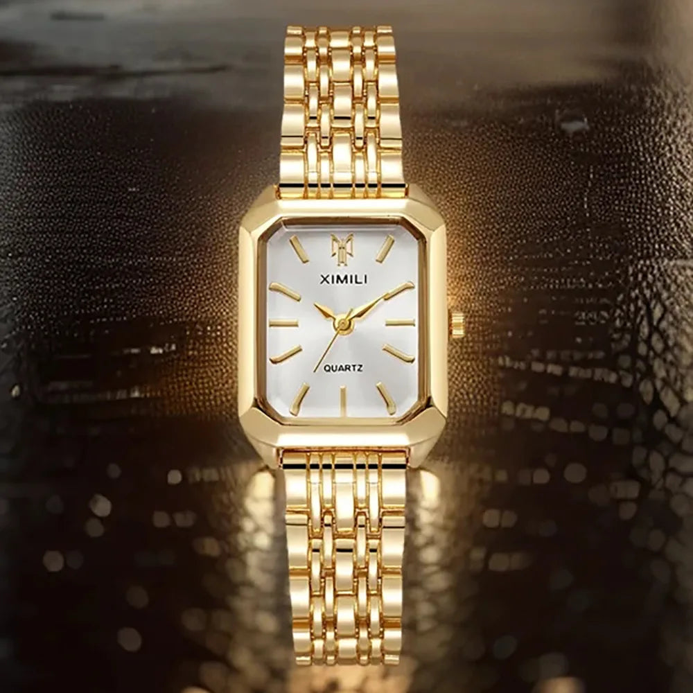 UTHAI Luxury Stainless Steel Business Watch for Ladies
