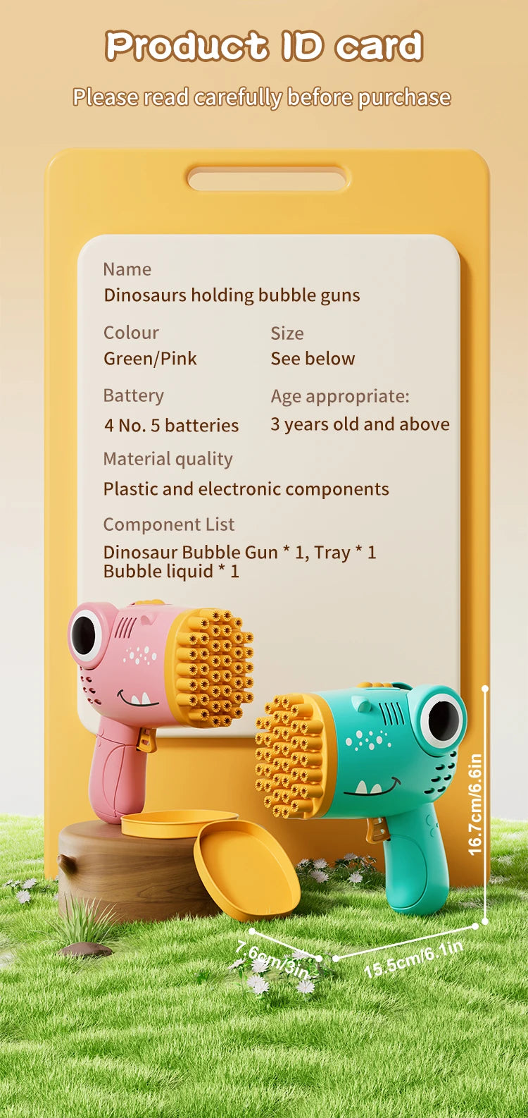 40 Holes bubble gun for Kids