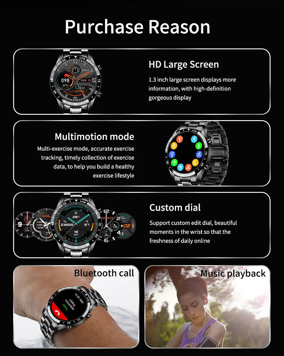 LIGE HQ Smart Watch