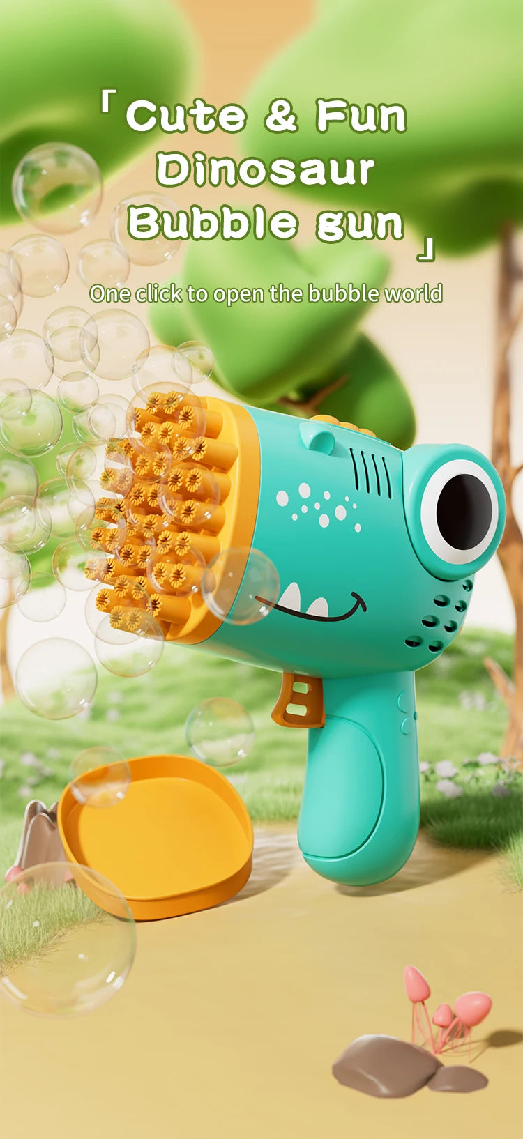 40 Holes bubble gun for Kids