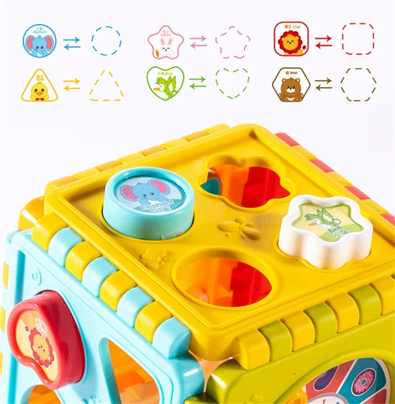 Toddler Activity Cube Box,Educational Kid Toy