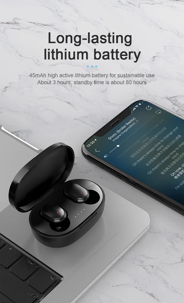 Original A6S TWS wireless earphones