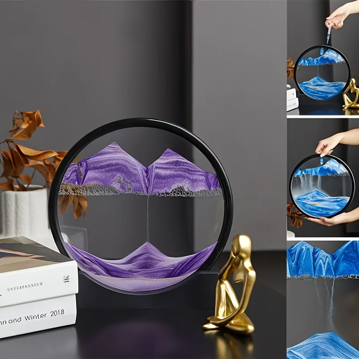 Dynamic Quicksand Desk Decor