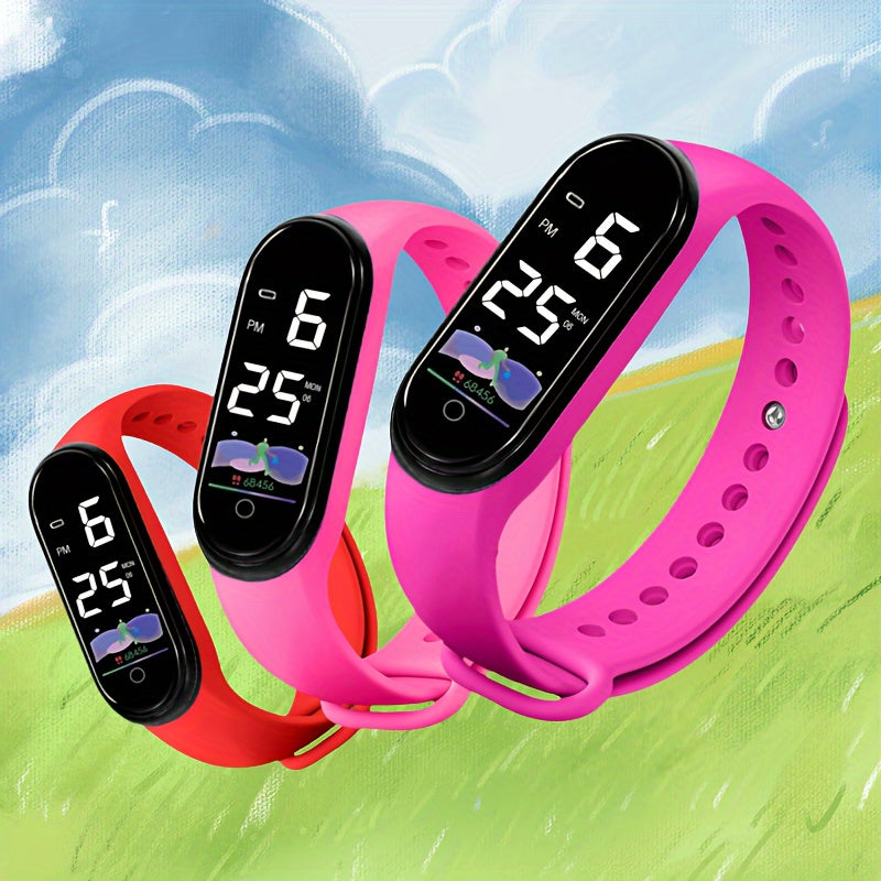LED Touch Screen Sports Watch