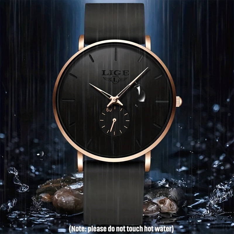 LIGE Fashion Mens Watches