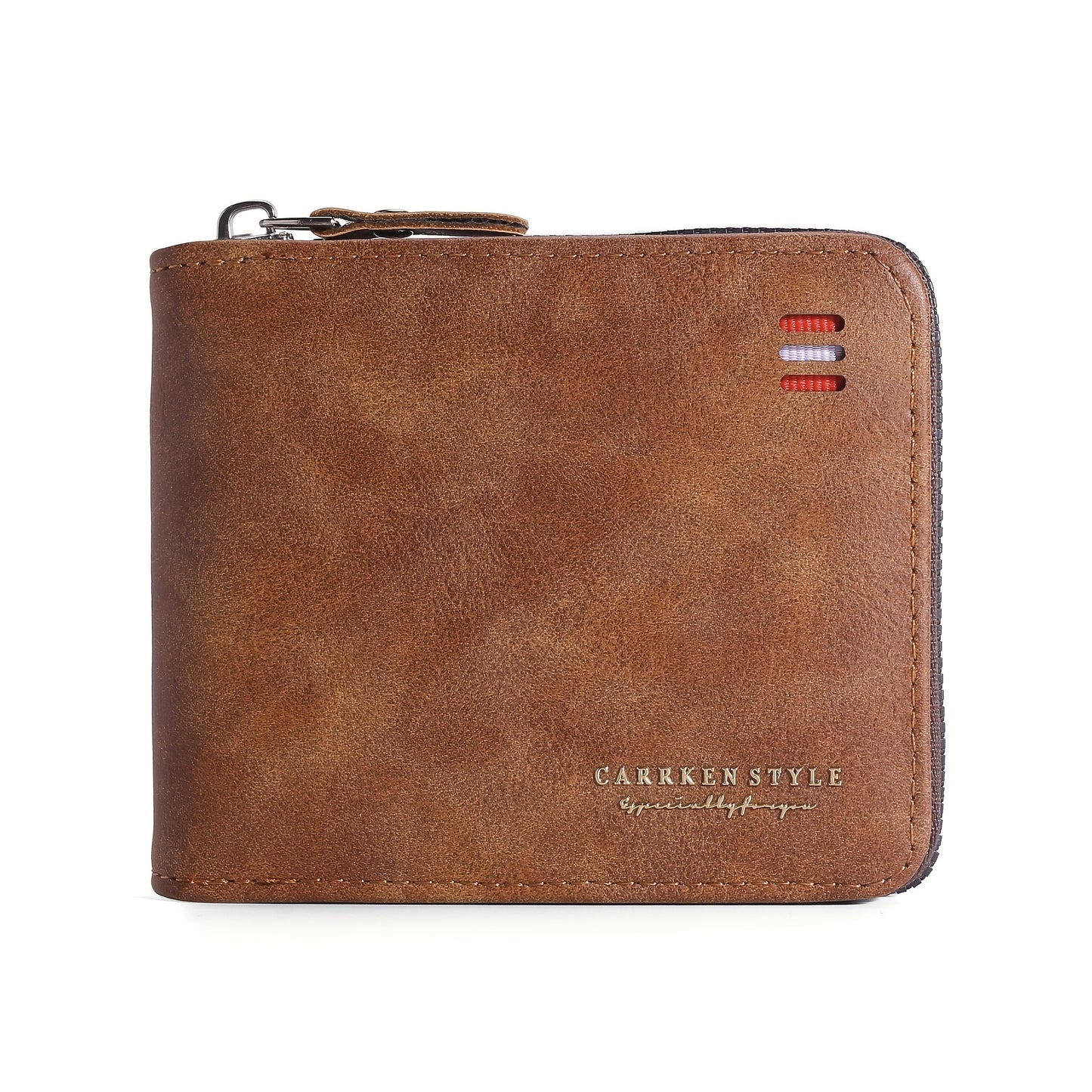 Men's Zipper Short Wallet