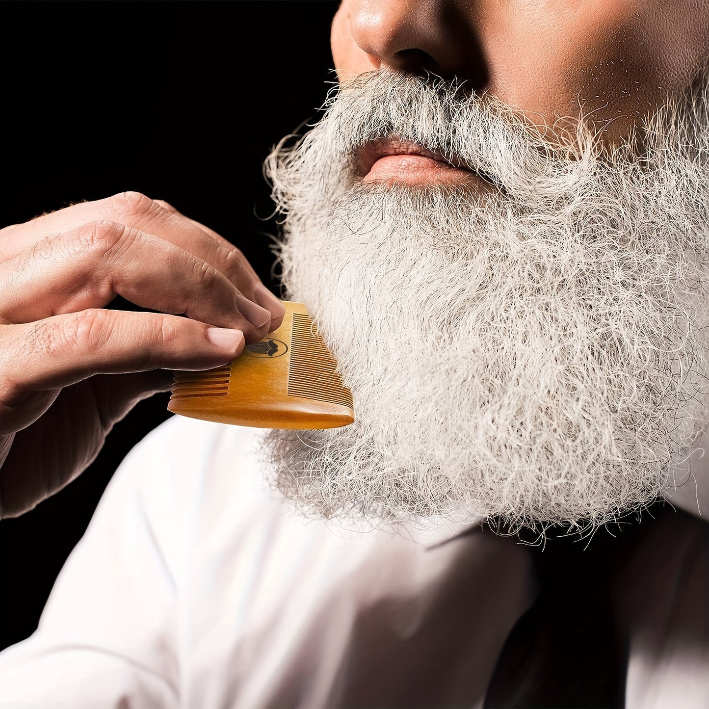 Wooden Beard And Comb Set For Men