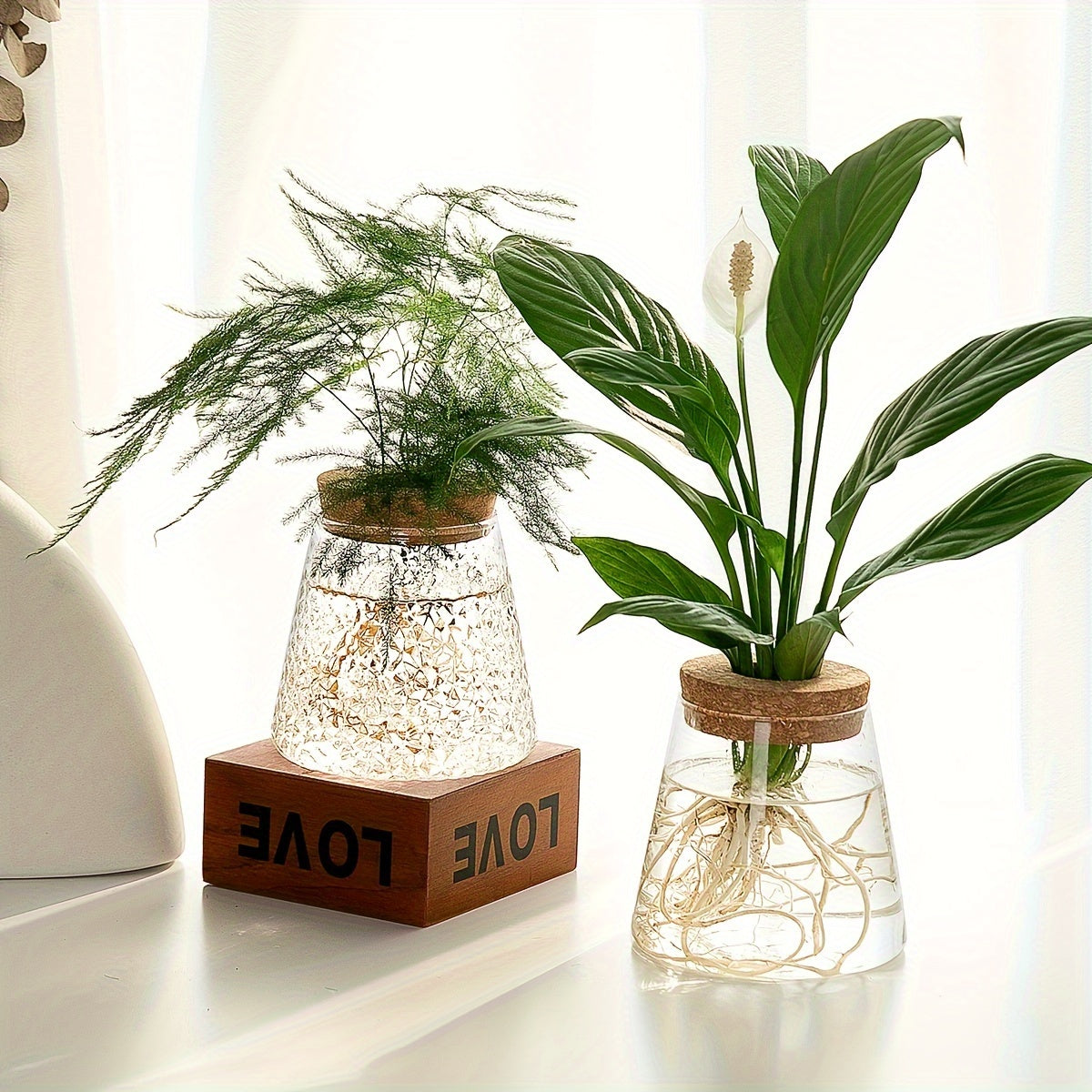 Glass Planter Propagation Station Vase Rack