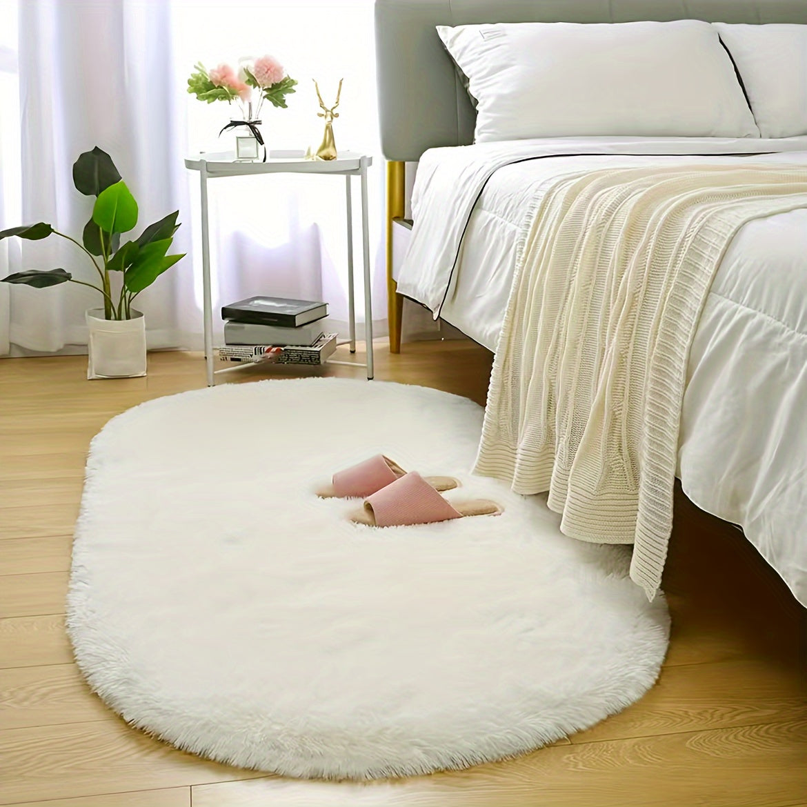 Soft Fluffy Shag Area Rugs For Living Room