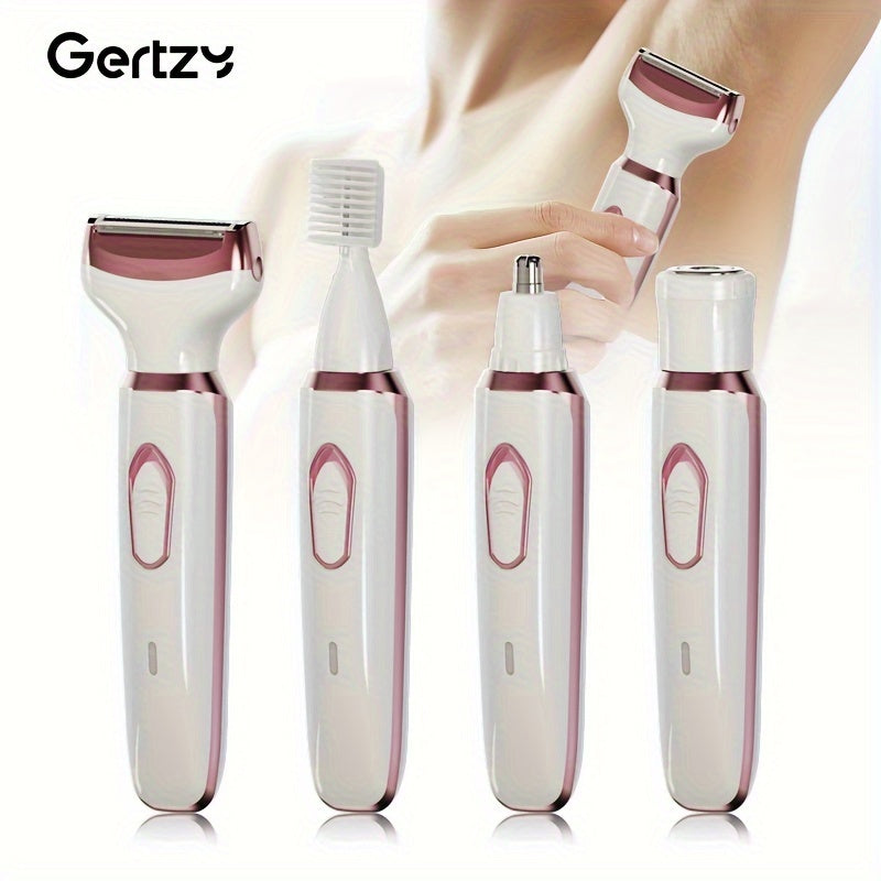 4-in-1 Rechargeable Electric Razor for Women