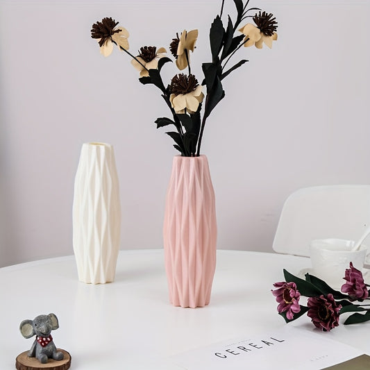 Nordic Plastic Vase, Creative Modern Vases