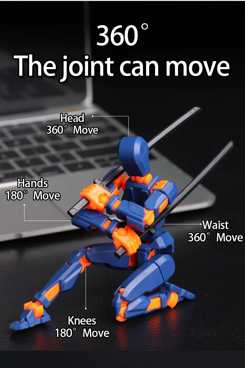 Kids Multi-Jointed Movable Shapeshift Robot 3D