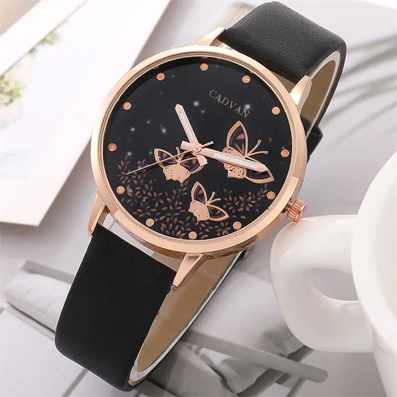 6pcs Set Womens Watches Ladies Fashion No Box