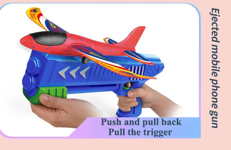 Kids 24/34cm Plane Launcher Toy