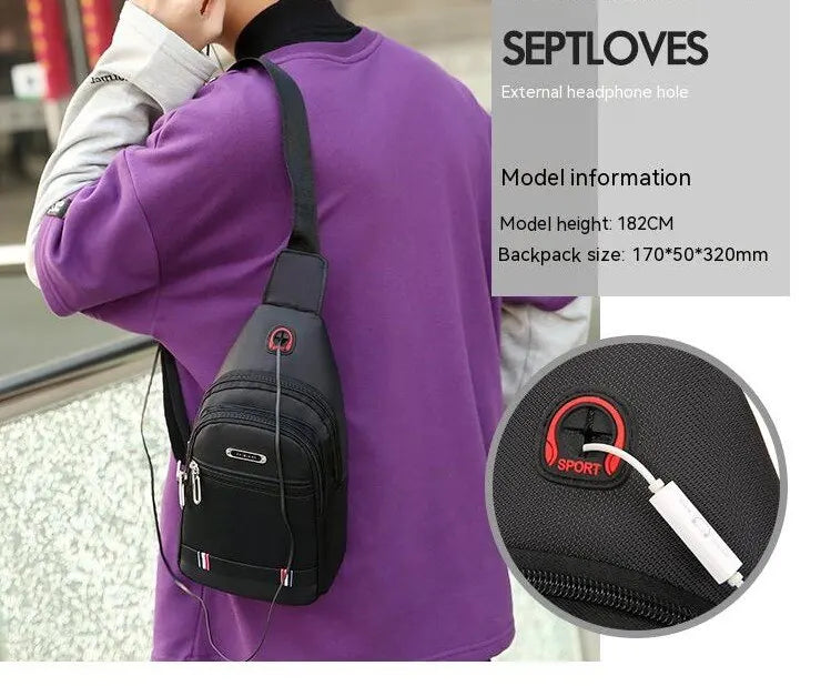 OutDoor Travel Fashion Mens Shoulder Bag