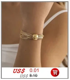 Vintage adjustable chain ankle bracelet for women