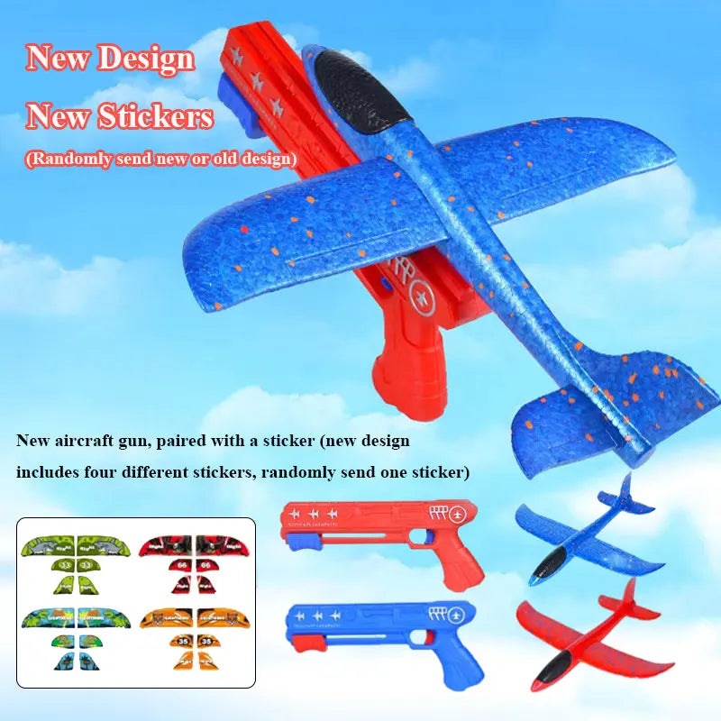 Kids 24/34cm Plane Launcher Toy