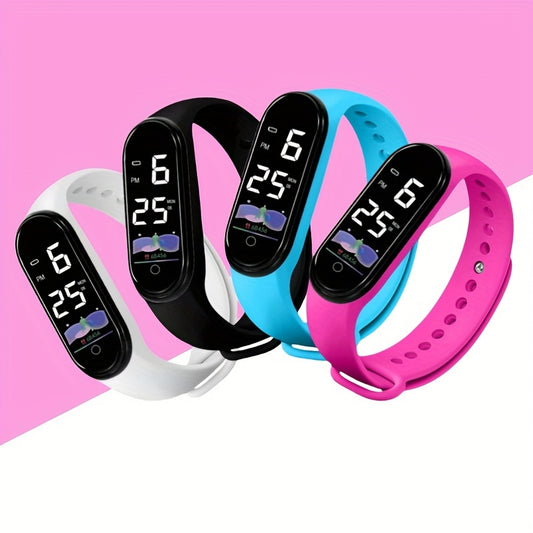 LED Touch Screen Sports Watch