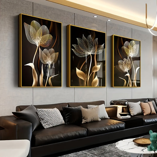 3pcs set Luxury Canvas Print Posters